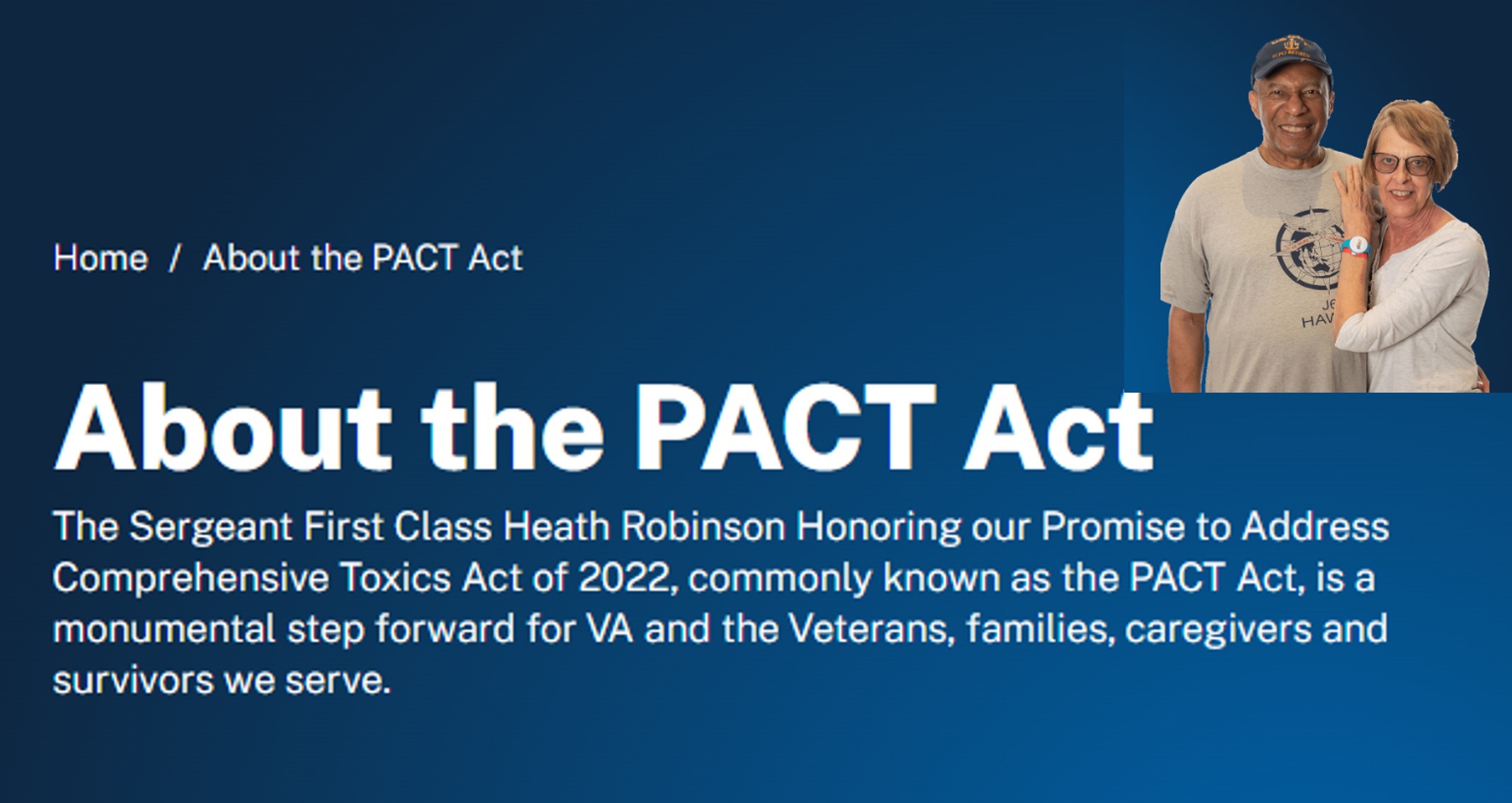 VA, the PACT Act & You