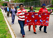 VA Employees and Veterans walk together to raise awareness and more for homeless Veterans