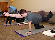Lead Yoga Therapist Nancy Schalk.