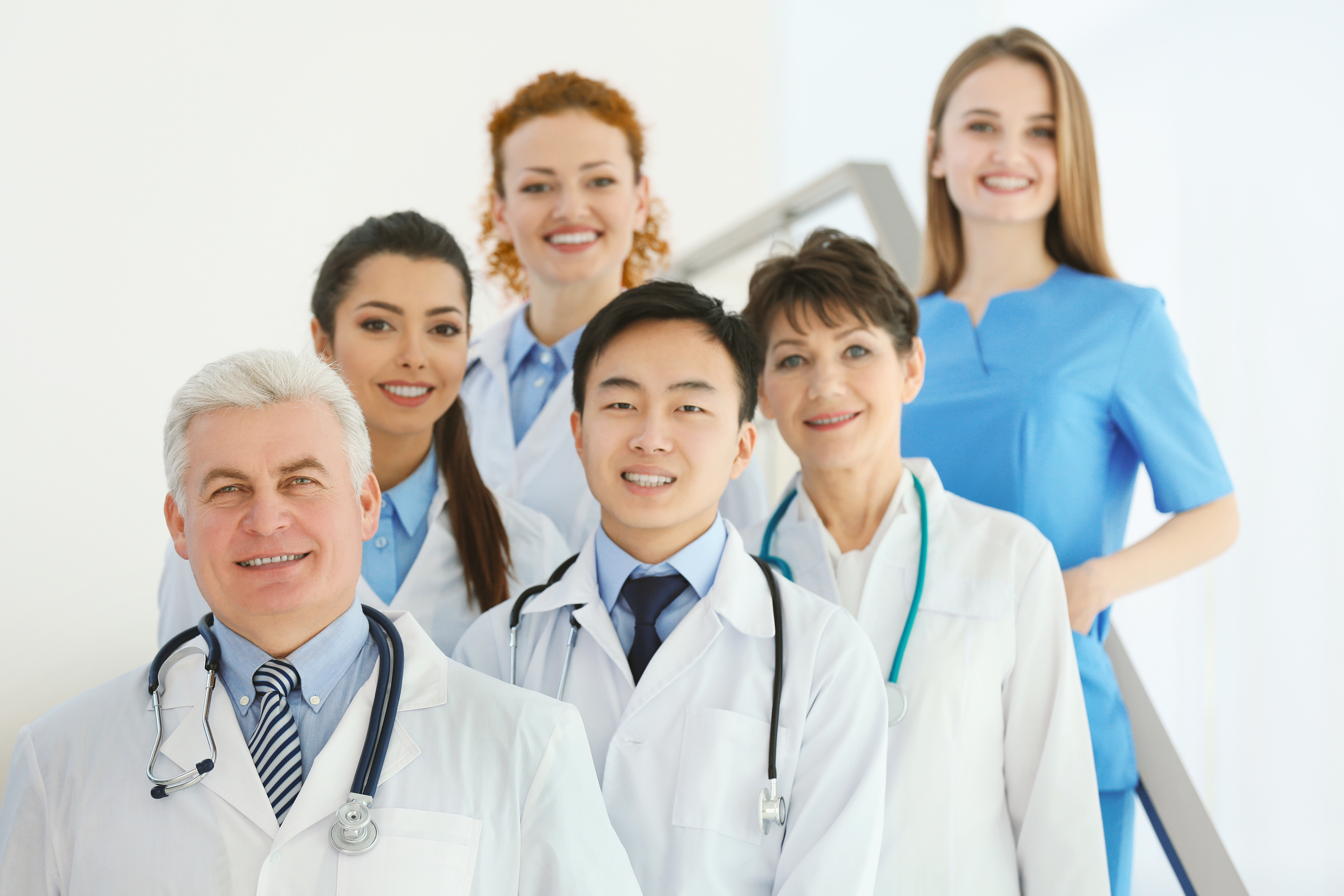 A diverse group of clinicians
