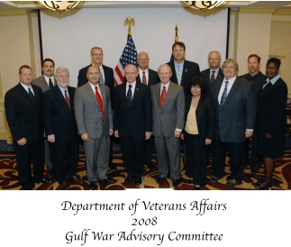 Group photo of Gulf War Advisory Committee members