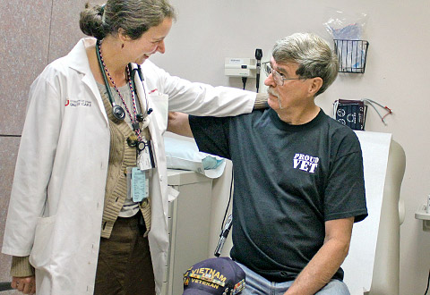 Doctor with Veteran Patient