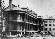 Old photograph of a hospital building