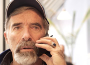 Portrait of senior man talking on a cell phone