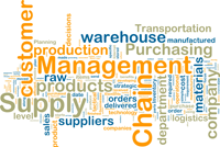 Supply Chain Logistics word cloud