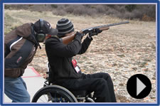 Hot Springs, Shooting and More Skiing - After several days of downhill skiing at the National Disabled Veterans Winter Sports, participants get the chance to relax in natural hot springs and put their marksmanship skill to the test at the Basalt Shooting Range.