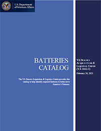 Batteries Catalog Cover