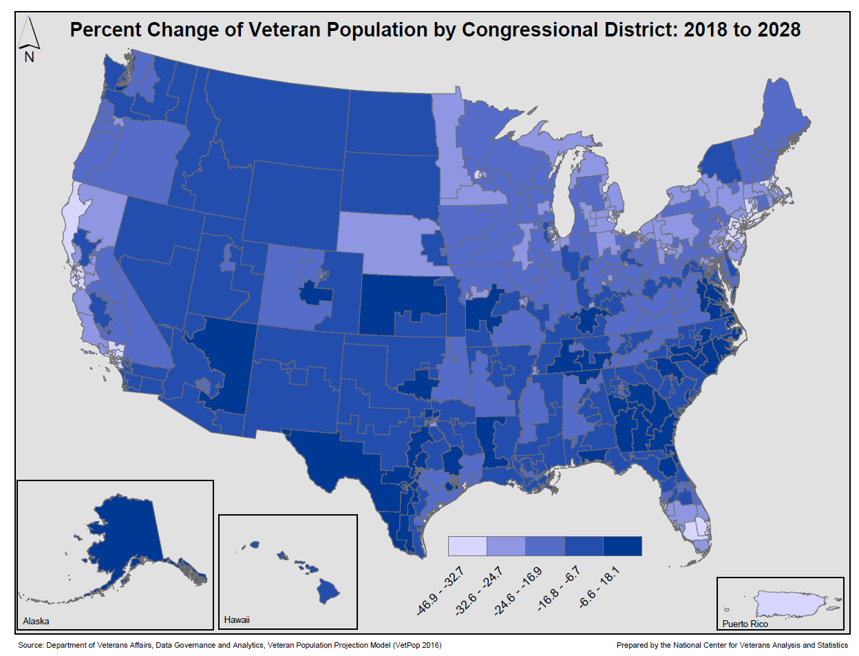 VA Facilities by Congressional District maps