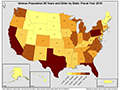 Thumbnail of the Veteran Population 65 years and older map
