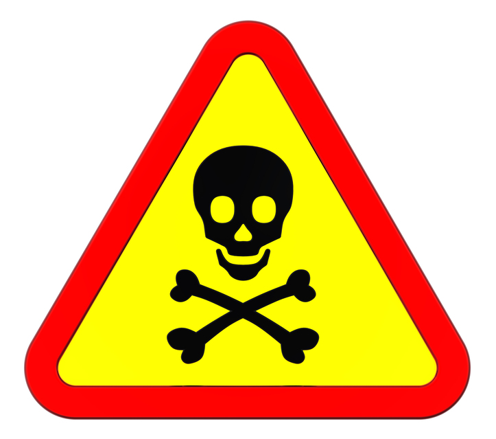 poison hazard sign