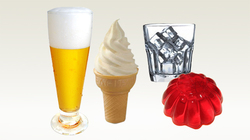 sources of liquids: beer, ice cream, jello, ice