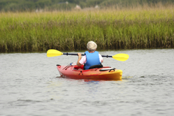 person in kayak