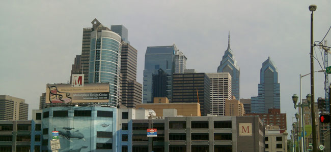 I saw [the Philadelphia skyline] and thought that was a good picture of Philadelphia. It was just recently, after getting out of the Army, and I haven't been doing very much physical activity. So I've been trying to walk home [from school] every once in a while. It’s my little leisurely way of trying to get some exercise and unwind after sitting through classes.