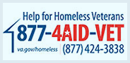 Help for Homeless Veterans: (877)424-3838