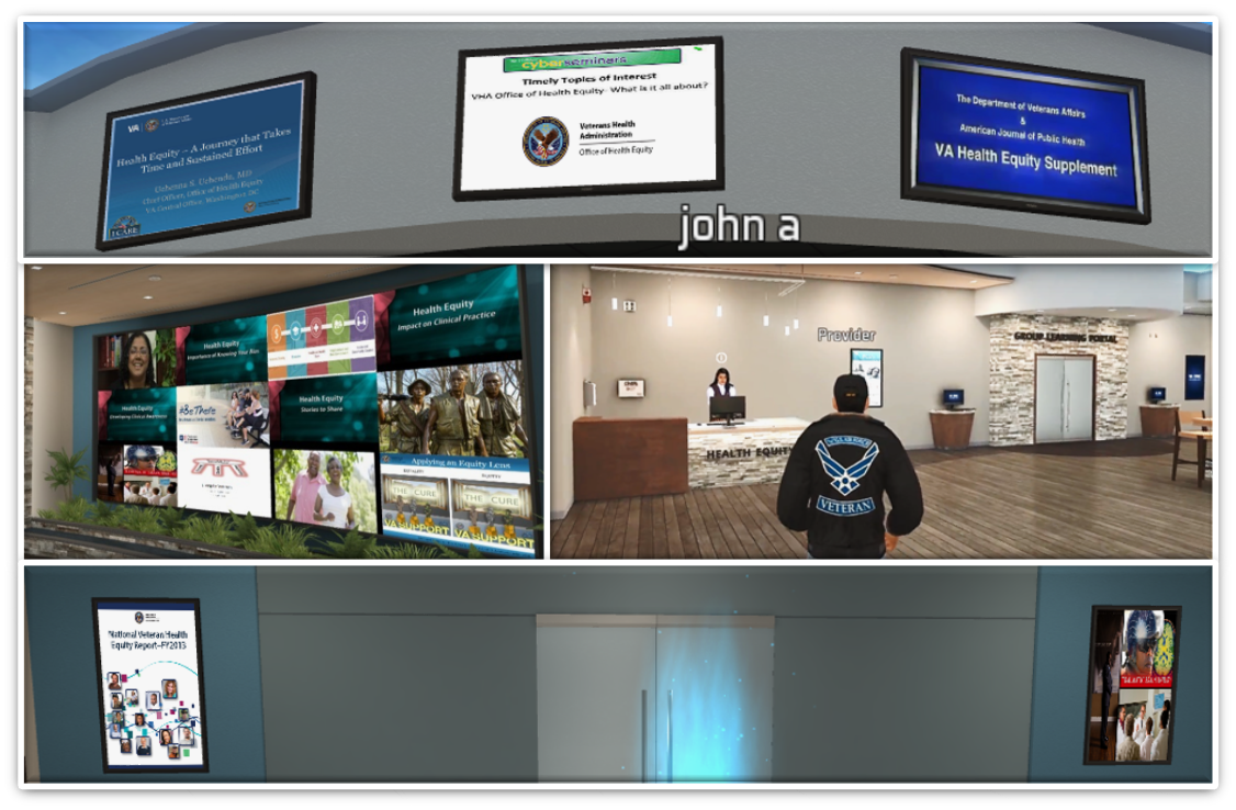 VA-Virtual Health Equity Learning Hub Collage