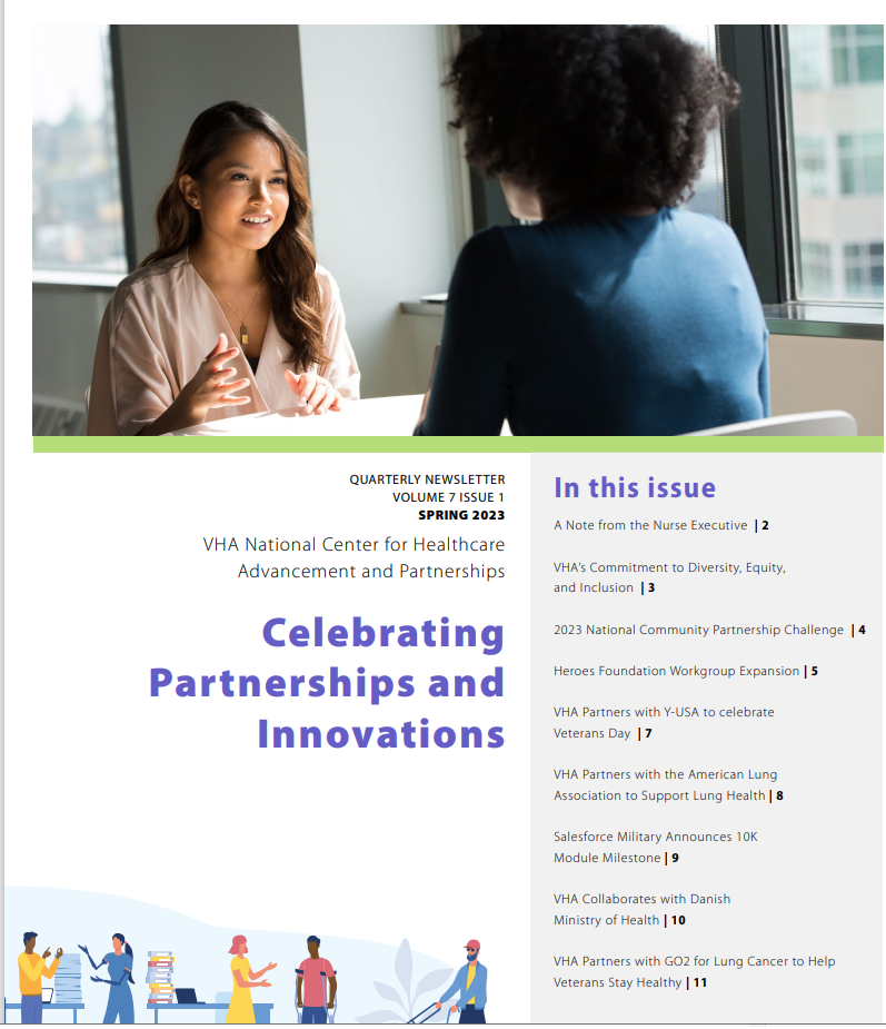 Read the latest HAP newsletter to learn about VHA partnerships helping Veterans and their families access quality care.