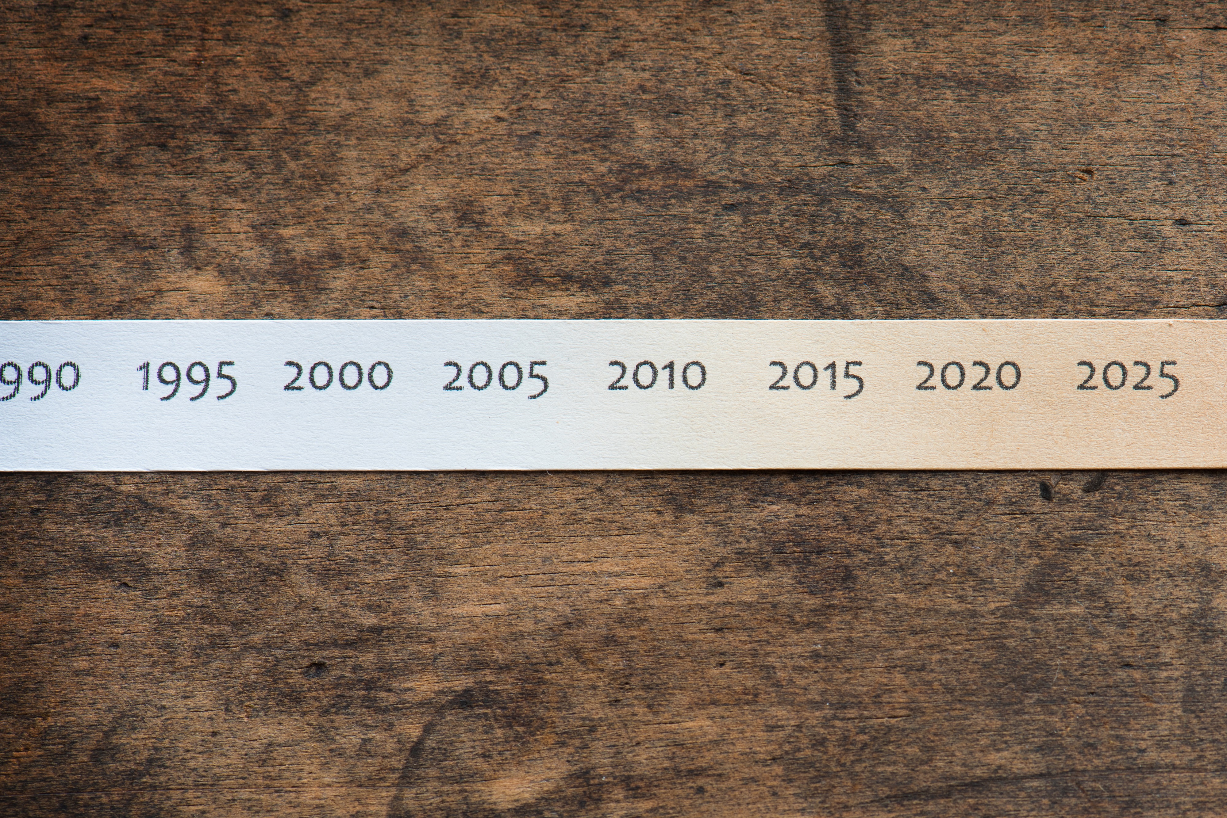 a thin strip labeled from 1990 to 2025