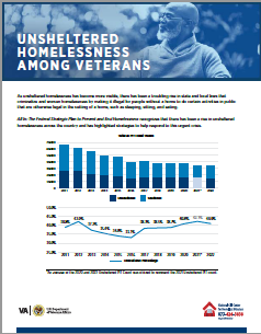 VA Unsheltered Veterans Factsheet
