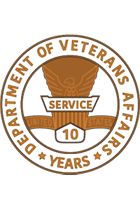 10 year VA service pin