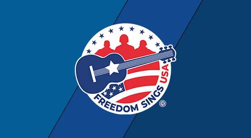 Freedom Sings USA logo.