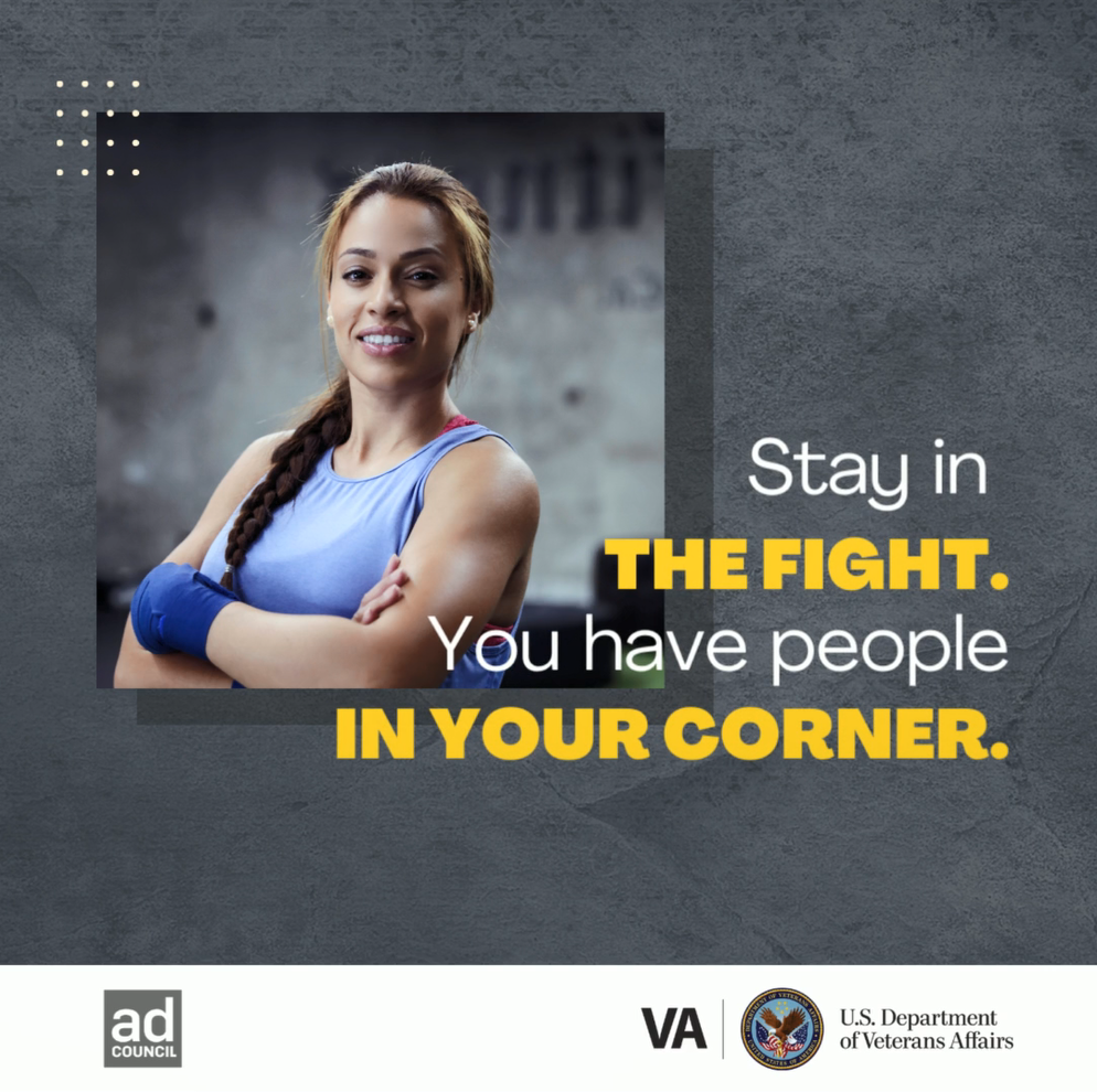 Stay in the fight. You have people in your corner. 
