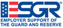 ESGR logo in dark blue with the "E" designed as the American Flag. 
