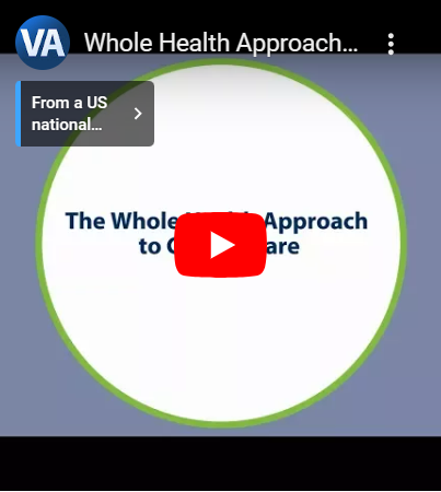Thumbnail image of a video entitled 'Whole Health Approach to Clinical Care'