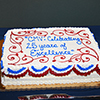 25th Anniversay Celebration Cake