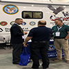 90th Annual League of United Latin Americn Citizens Convention (LULAC) | July 2019 | Aaron Dishaw, Wood National Cemetery and Kyle Haile, Milwaukee Regional Benefits Office speaking with a Veteran