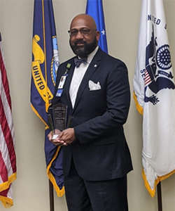 Anthony Hodges, winner of the 2020 Diversity & Inclusion Excellence Award; Columbia VA Health Care System (CVAHCS)