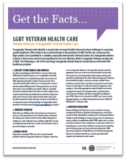 Transgender Women Health Care Fact Sheet