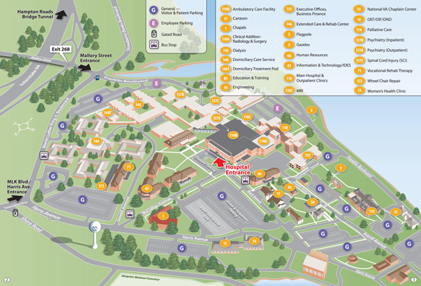 Virginia State University Campus Map