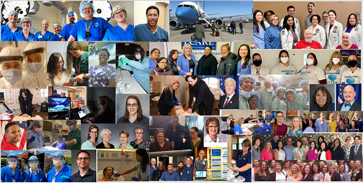 faces of VA nurses collage