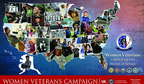 Women Veterans Campaign Poster