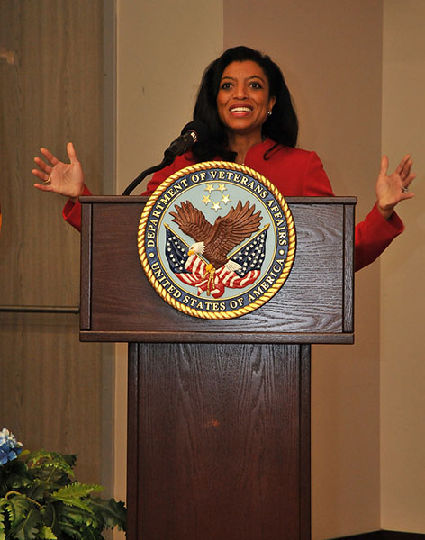 VA Center for Women Veterans Director, Ms. Elisa Basnight, Esq. provided the keynote address