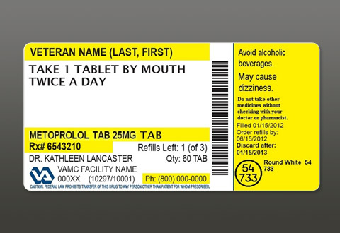 Prescription label Prescription label